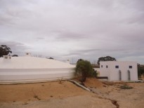  خزانات المياه بناء خزان مياه سعة 2500 متر مكعب ببئر علي بن خليفة